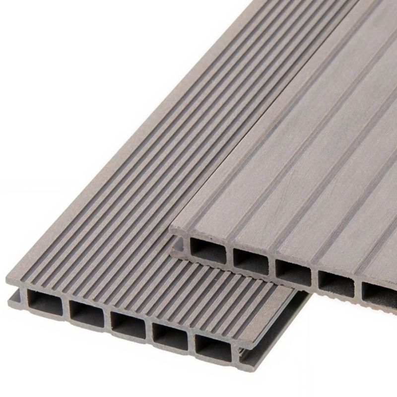 Deska tarasowa kompozytowa NORDECK ProDeck PREMIUM ryflowana 3000 x 145 x 25 mm Dąb Platynowy 1 szt.