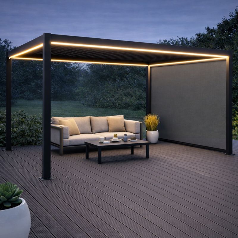 Deska tarasowa kompozytowa NORDECK ProDeck PREMIUM ryflowana 4000 x 145 x 25 mm Antracyt 1 szt.