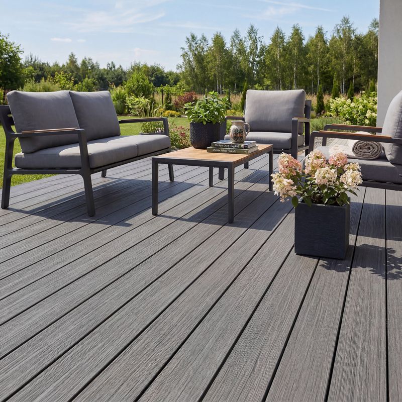 Masivní NORDECK Vintage dub šedá kompozitní terasová deska 3000 x 140 x 19 mm 1 ks.