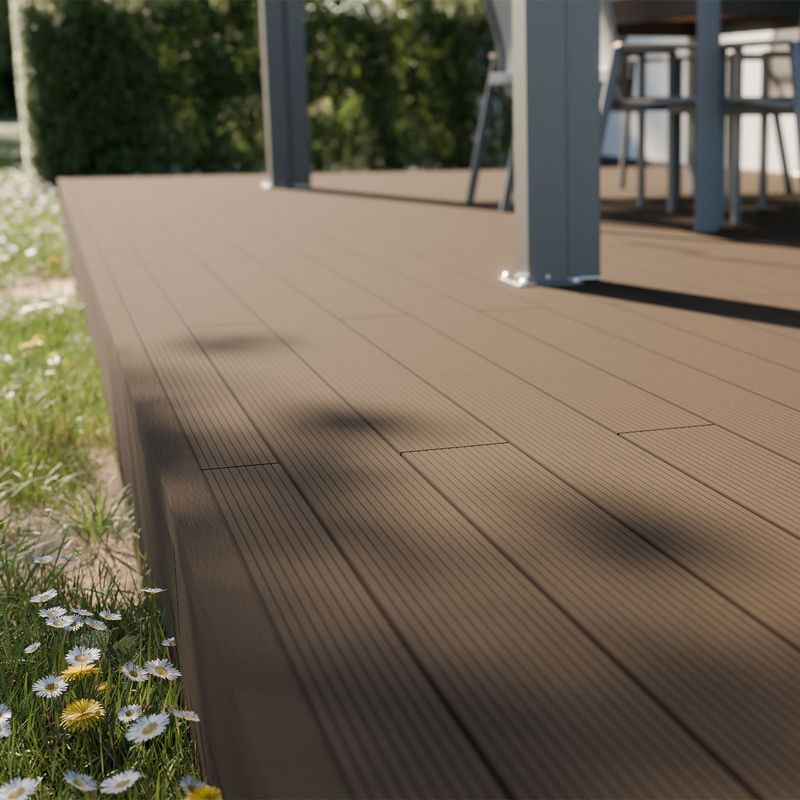 Deska tarasowa NORDECK 2200 x 140 x 25 mm kompozytowa Skogline ciemny teak 1 szt.