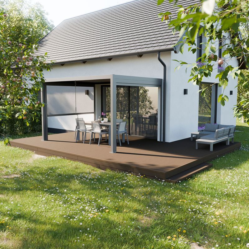 Deska tarasowa NORDECK 2200 x 140 x 25 mm kompozytowa Skogline ciemny teak 1 szt.