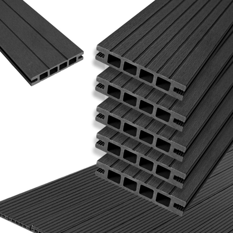 Deska tarasowa WPC 4iQ Group 11x2x200 cm antracytowa panel tarasowy 5 szt.