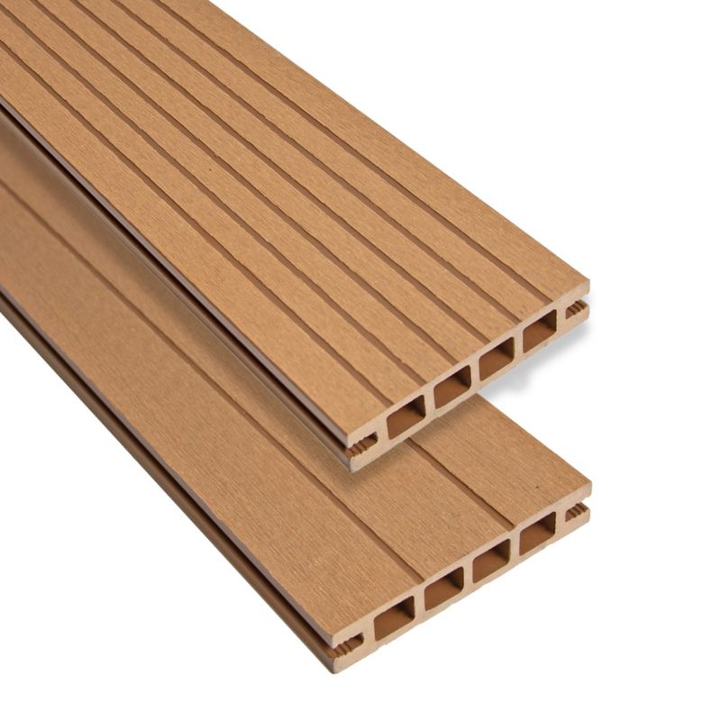 Deska tarasowa WPC 4iQ Group 11x2x200 cm Teak panel tarasowy brązowa 1 szt.