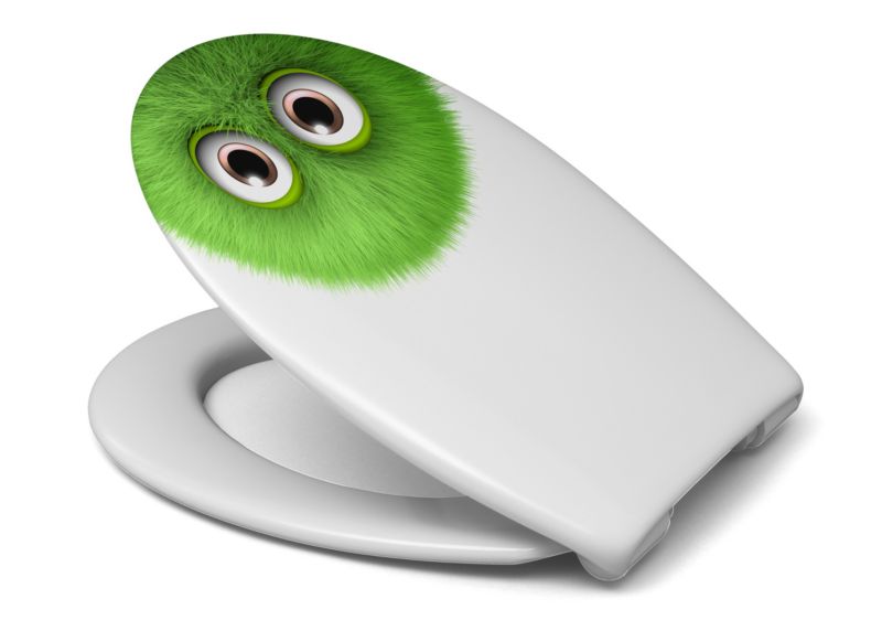 Deska WC Cedo Dekor Monster z duroplastu wolnoopadająca szybkie wypinanie