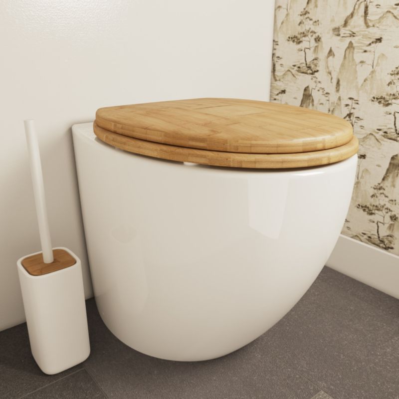 Deska WC GoodHome Cervia bambus mat