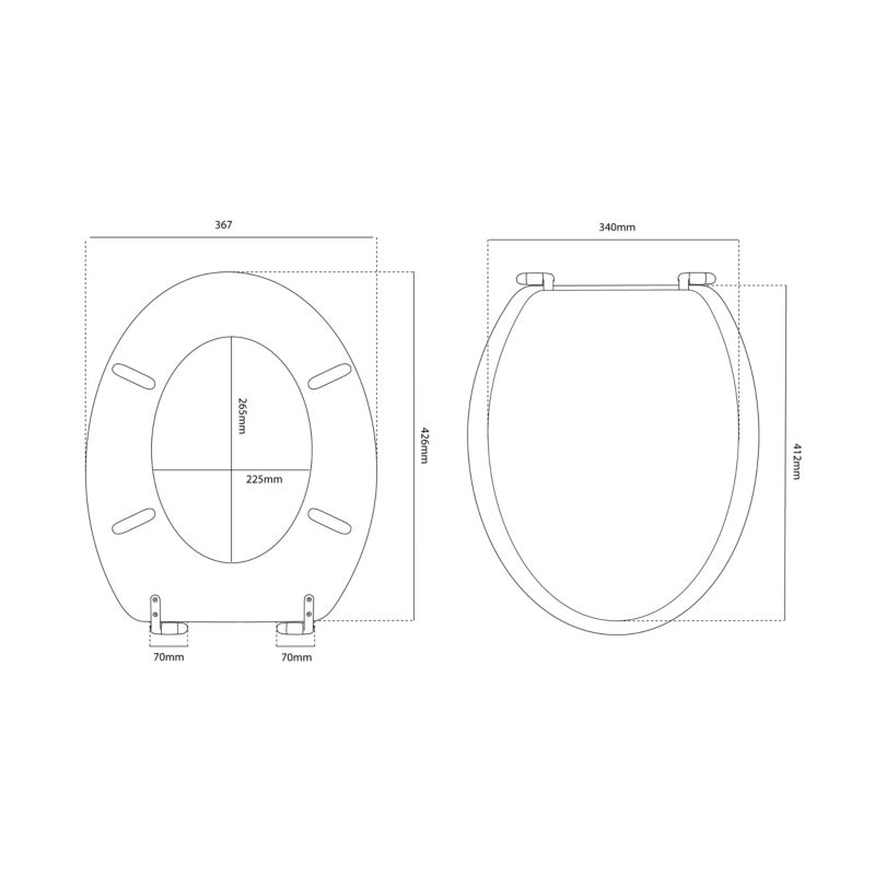 Deska WC GoodHome Cervia bambus mat