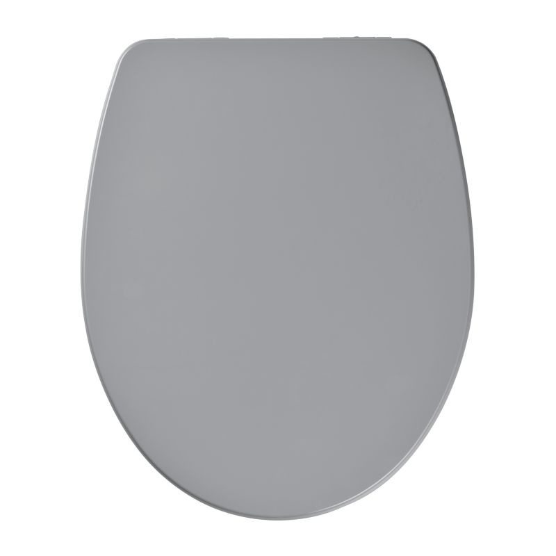 Deska WC GoodHome Morava MDF wolnoopadająca szara