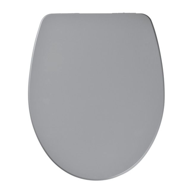 Deska WC GoodHome Morava MDF wolnoopadająca szara