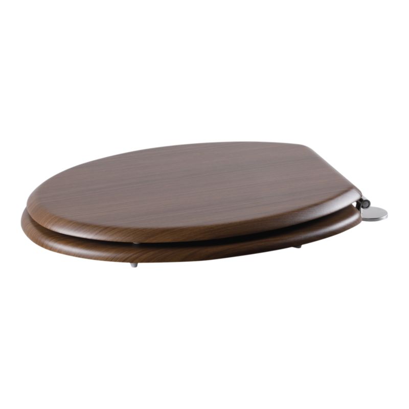 Deska WC GoodHome Palmi MDF brązowa