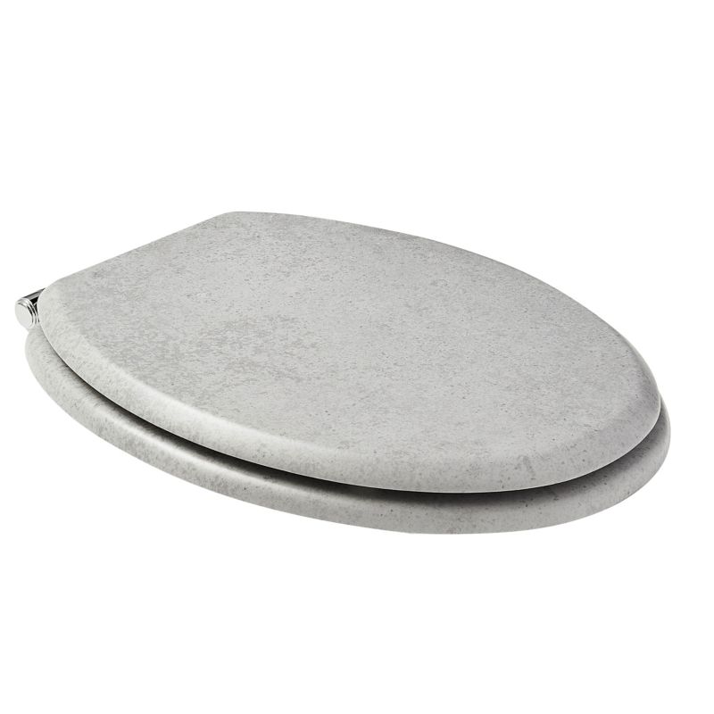 Deska WC GoodHome Pilica MDF wolnoopadająca beton