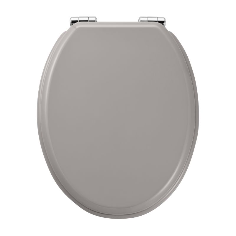 Deska WC GoodHome Pilica MDF wolnoopadająca szara