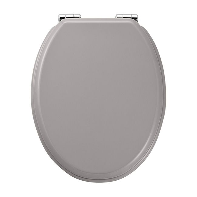 Deska WC GoodHome Pilica MDF wolnoopadająca szara