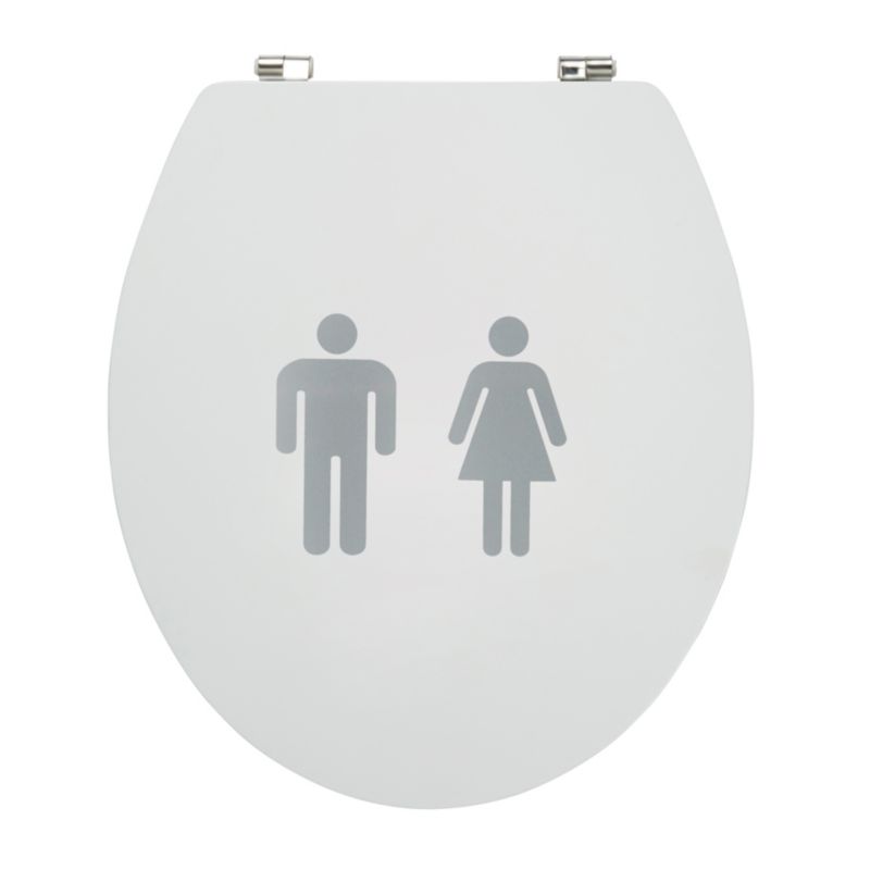 Deska WC Nosara MDF symbol kobieta/mężczyzna