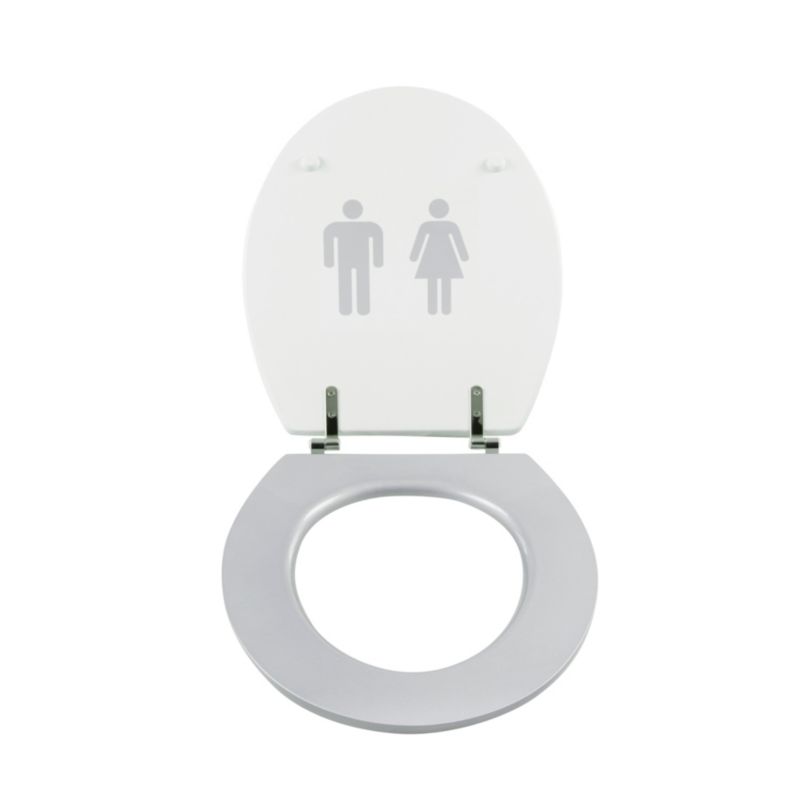 Deska WC Nosara MDF symbol kobieta/mężczyzna