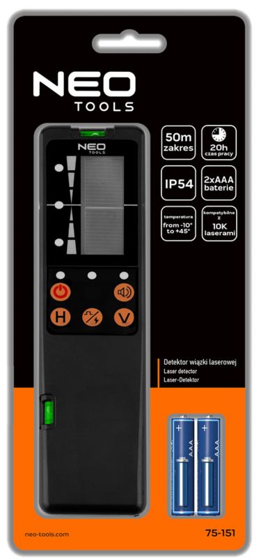 Detektor Neo Tools  wiazki laserowej,  1szt.