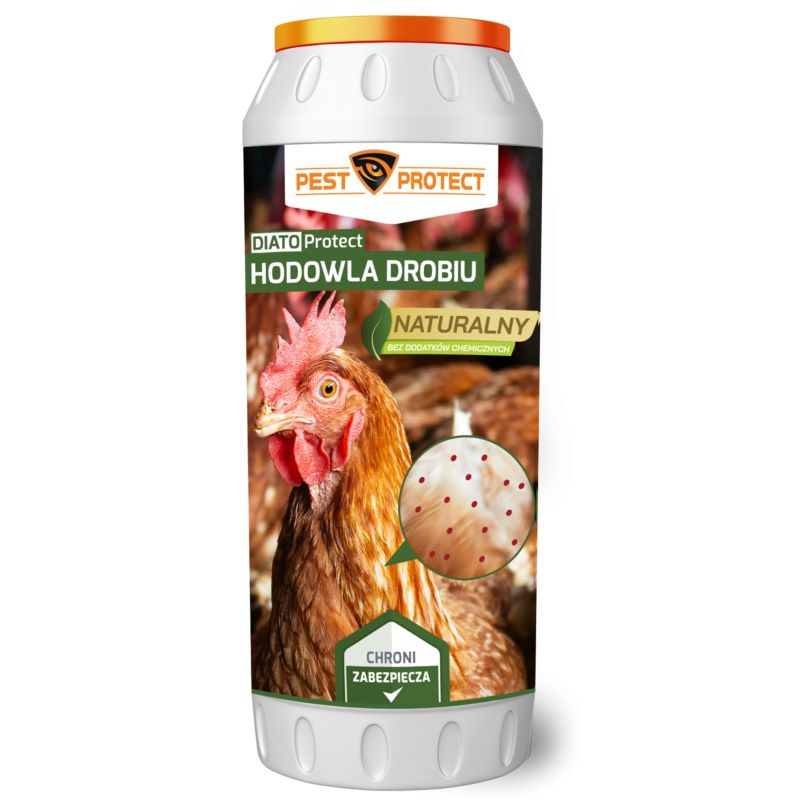 DIATOProtect Hodowla Drobiu PEST PROTECT 250g Środek Preparat na Higienę Kur, 1szt.