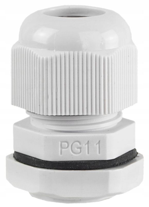 Dławik z gwintem E P Elektro-Plast PG-11 IP68 szary