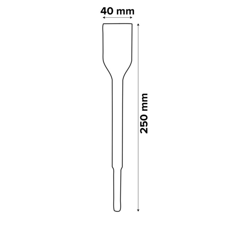 Dłuto łopatkowe SDS-plus Bosch 40 x 250 mm