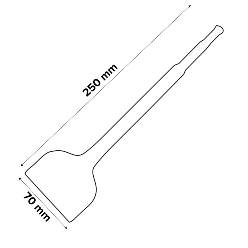 Dłuto płaski SDS-max plus Erbauer 14 x 250 x 70 mm