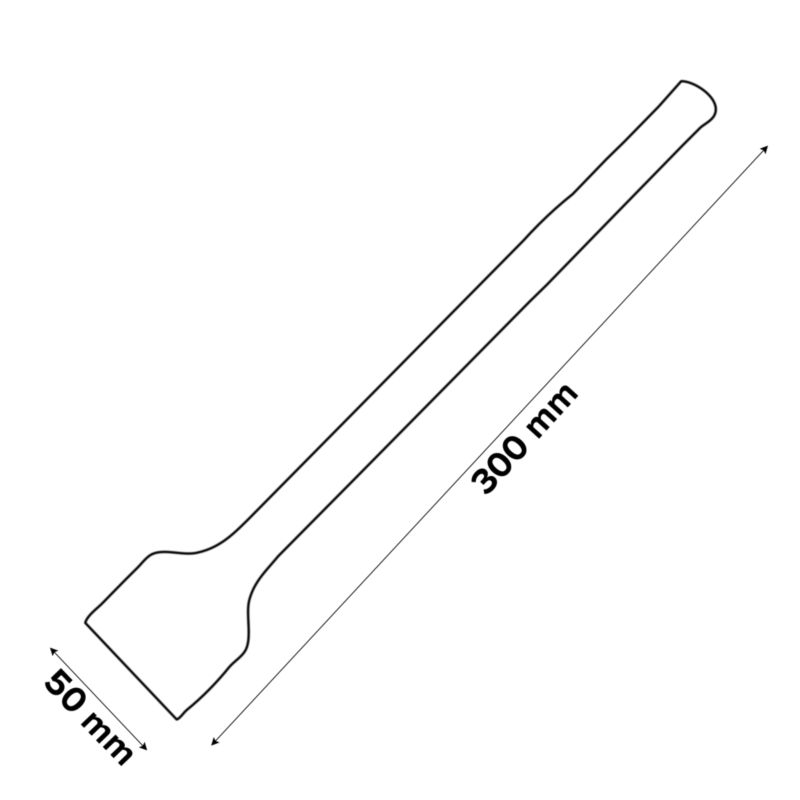 Dłuto płaskie SDS-max Erbauer 18 x 300 x 50 mm