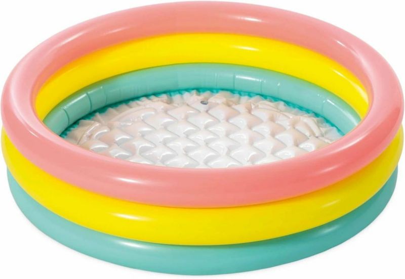 Dmuchany basenik dziecięcy Intex 57107NP Tęcza, miękkie dno PVC, 61x22 cm, 1 szt.