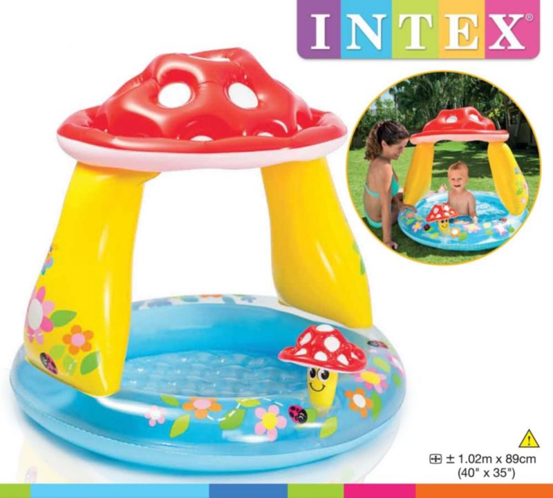 Dmuchany brodzik Intex 57114 basen dla dzieci w kształcie muchomorka 1 szt.
