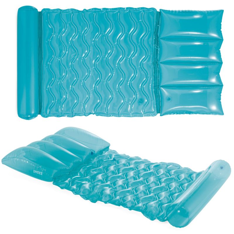 Dmuchany materac Intex plażowy hamak wodny 58725-01 niebieski 1 szt.