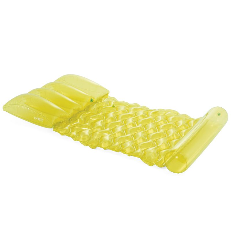 Dmuchany materac Intex plażowy hamak wodny 58725-03 żółty 1szt.