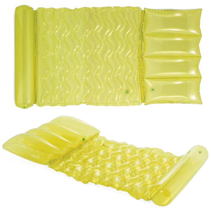 Dmuchany materac Intex plażowy hamak wodny 58725-03 żółty 1szt.