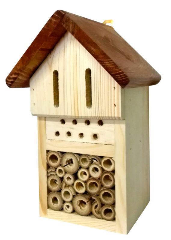 Domek dla pszczół i owadów 16,5 x 14 x 26 cm