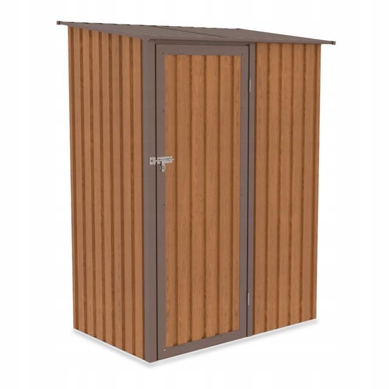 Domek Hardmaister Schowek Ogrodowy Szopa na Narzędzia KENT 143x89cm Metalowy Ogród 1 szt