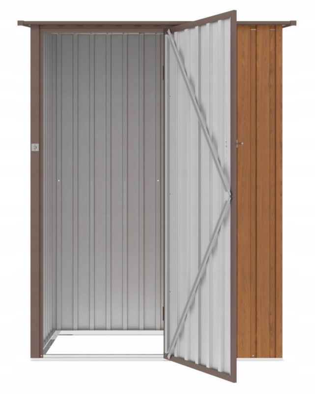Domek Hardmaister Schowek Ogrodowy Szopa na Narzędzia KENT 143x89cm Metalowy Ogród 1 szt