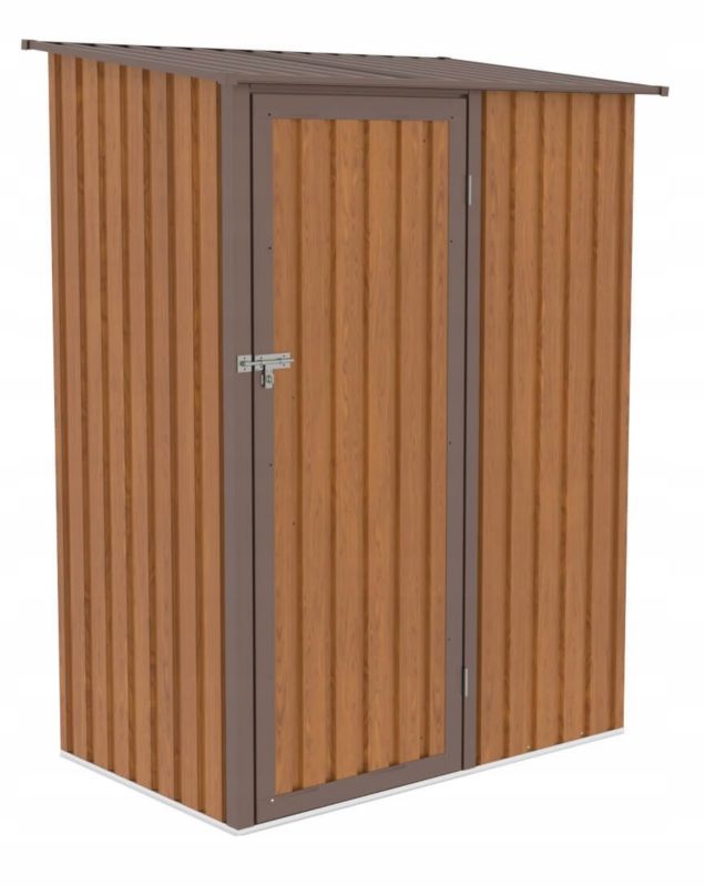 Domek Hardmaister Schowek Ogrodowy Szopa na Narzędzia KENT 143x89cm Metalowy Ogród 1 szt