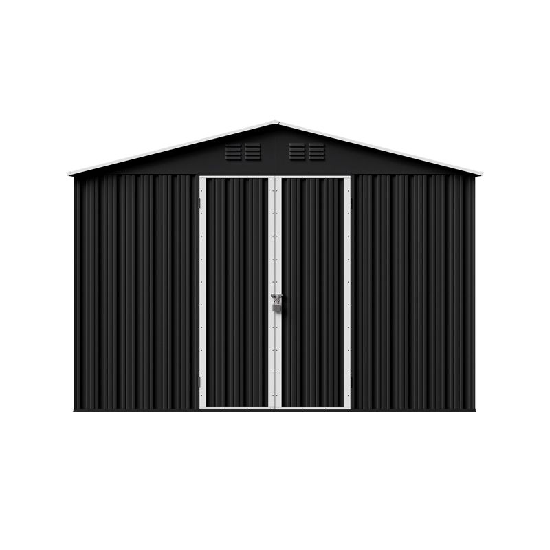 Domek metalowy NORDVIC Thor 2830 x 1890 mm, uchylne drzwi, Cold Grey 1 szt.