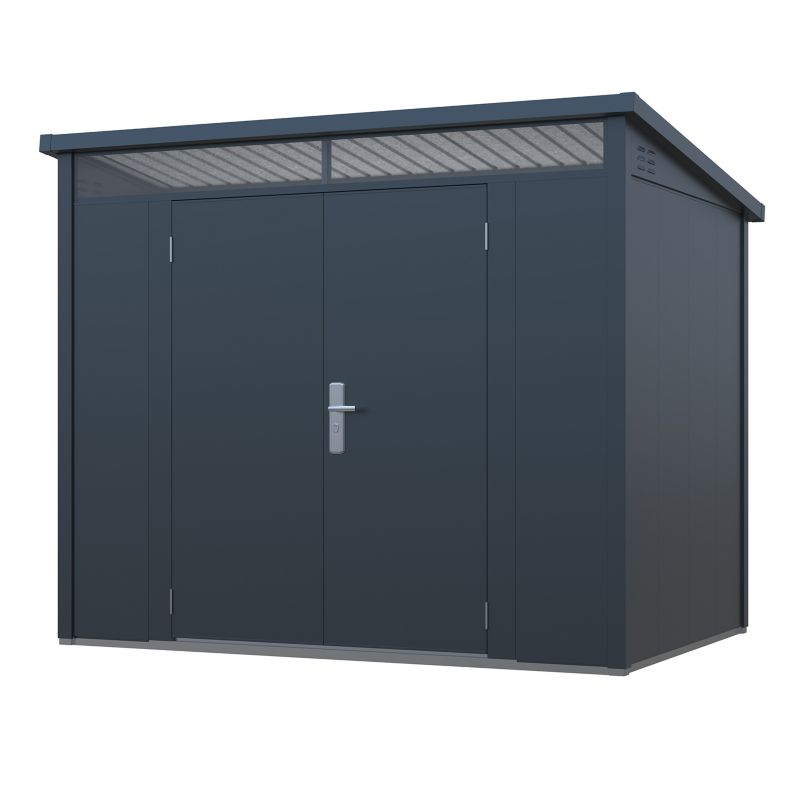 Domek narzędziowy 4iQ Group PREMIUM Stalowy 262x187x211 cm blaszak 4,9m2 1 szt.