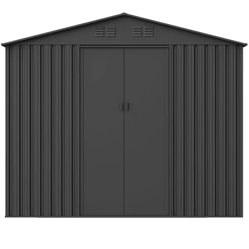 Domek narzędziowy metalowy NORDVIC Magni 2830x1890 mm, przesuwne drzwi, Cold Grey 1 szt