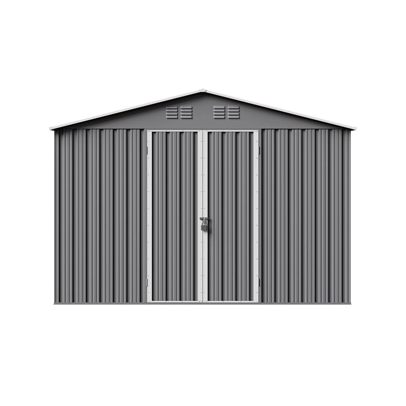 Domek narzędziowy metalowy NORDVIC Thor 2830x2510 mm, uchylne drzwi, Light Grey 1 szt.