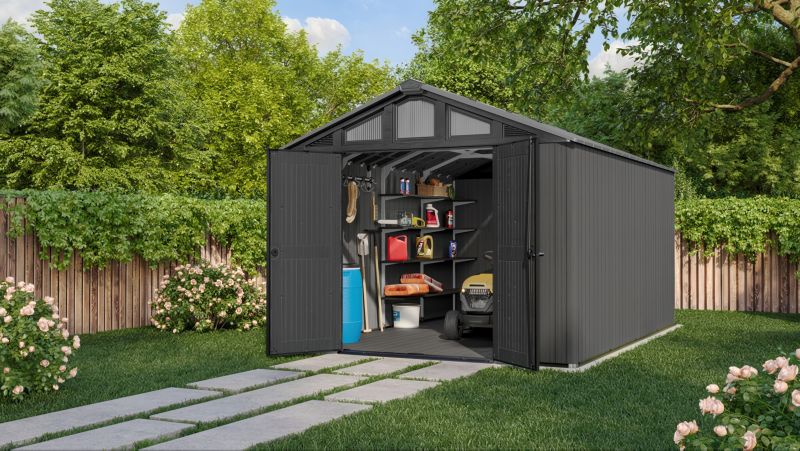 Domek narzędziowy ogrodowy STRONGHOLD SHED 10x15 szary - Keter 1 szt