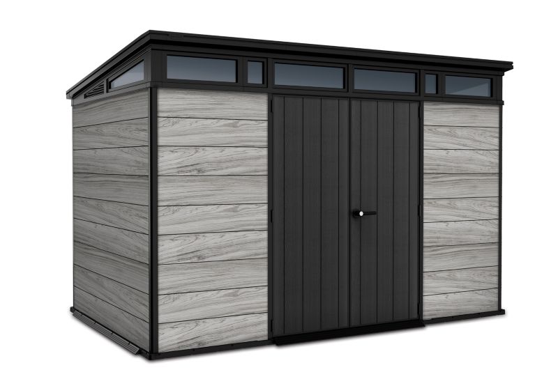 Domek narzędziowy PENTHOUSE 11x7 STORM GREY Signature Collection Keter z tworzywa sztucznego 1 szt
