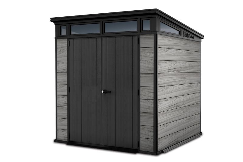 Domek narzędziowy PENTHOUSE 7x7 STORM GREY Signature Collection Keter z tworzywa sztucznego 1 szt