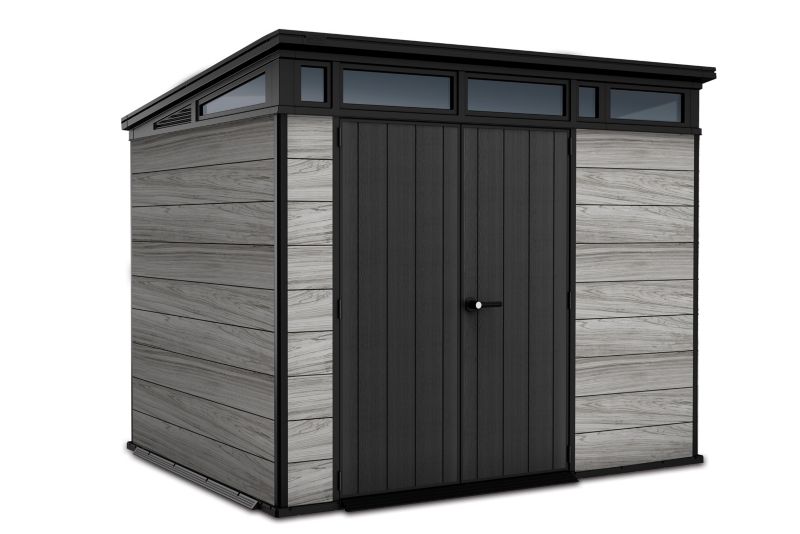 Domek narzędziowy PENTHOUSE 9x7 STORM GREY Signature Collection Keter z tworzywa sztucznego 1 szt