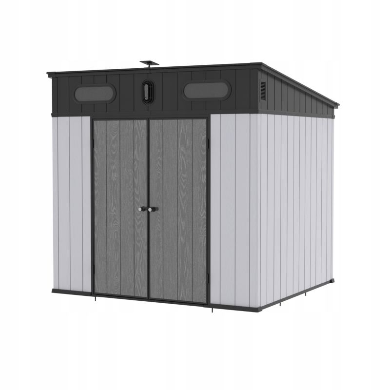 Domek Narzędziowy Plastikowy Corciano 240x210x226 cm Garaż ogrodowy 1szt.