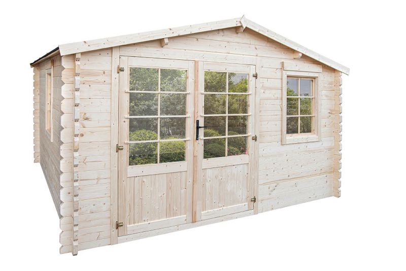 Domek ogrodowy ALTANKA 15,21 m2 - 3,90x3,90 m - 40 mm, drewniany, 1 szt.