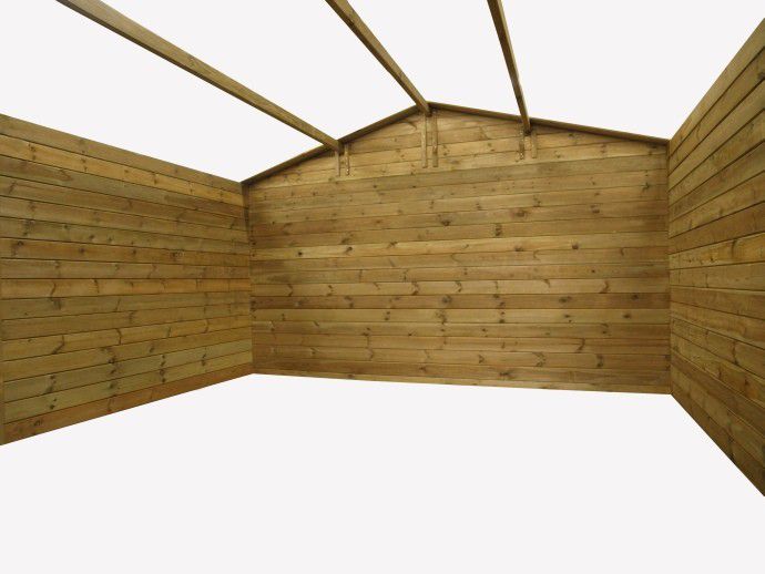 Domek ogrodowy ALTANKA 16 m2 - 4x4 m - 28 mm, drewniany, impregnowany, 1szt.