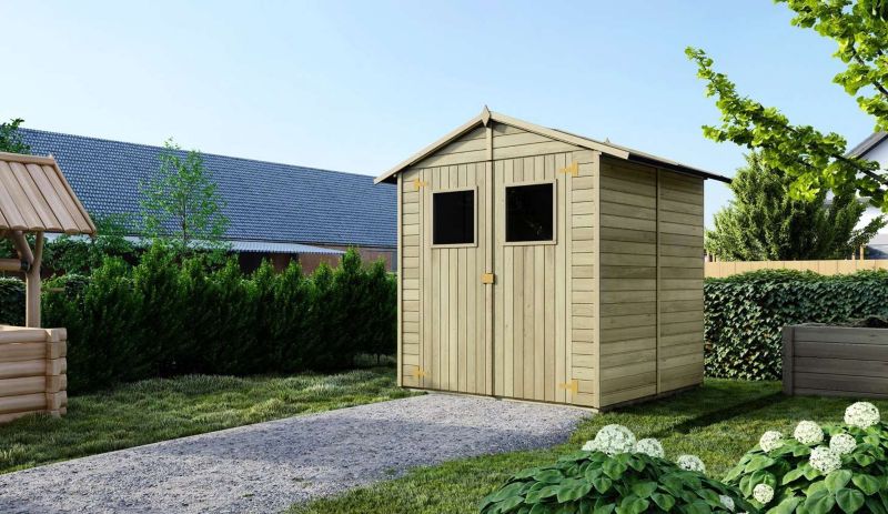 Domek ogrodowy ALTANKA 3,46 m2 - 1,90x1,82 m, drewniany, impregnowany, 1szt.