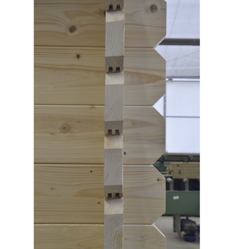 Domek ogrodowy ALTANKA - 4x4 m z tarasem 4x3m - 28 m2, drewniany, 1szt.