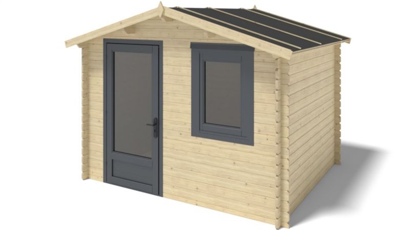 Domek ogrodowy ALTANKA 7.5 m2 - 3x2.5 m - 28 mm, drewniany, DOM755, 1szt.
