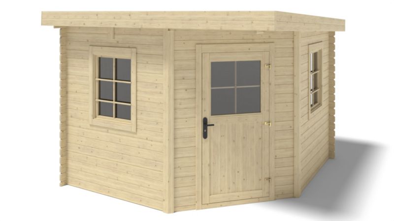 Domek ogrodowy ALTANKA 8 m2 - 3x3 m - 28 mm, drewniany, 1szt.