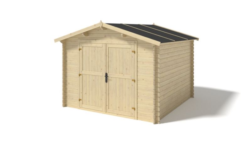 Domek ogrodowy ALTANKA 9 m2 - 3x3 m - 28 mm, drewniany, 1 szt.