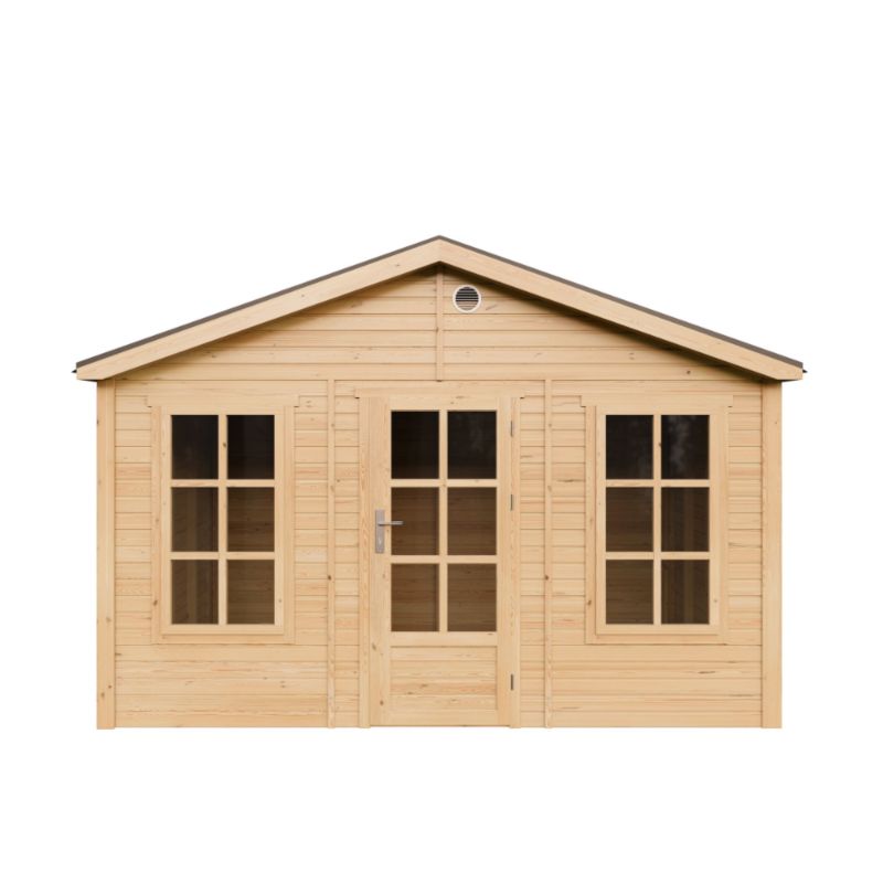 Domek ogrodowy drewniany bez podłogi Timbela M734 8.88 m² drewno naturalne grubość deski 17 mm 1 szt.